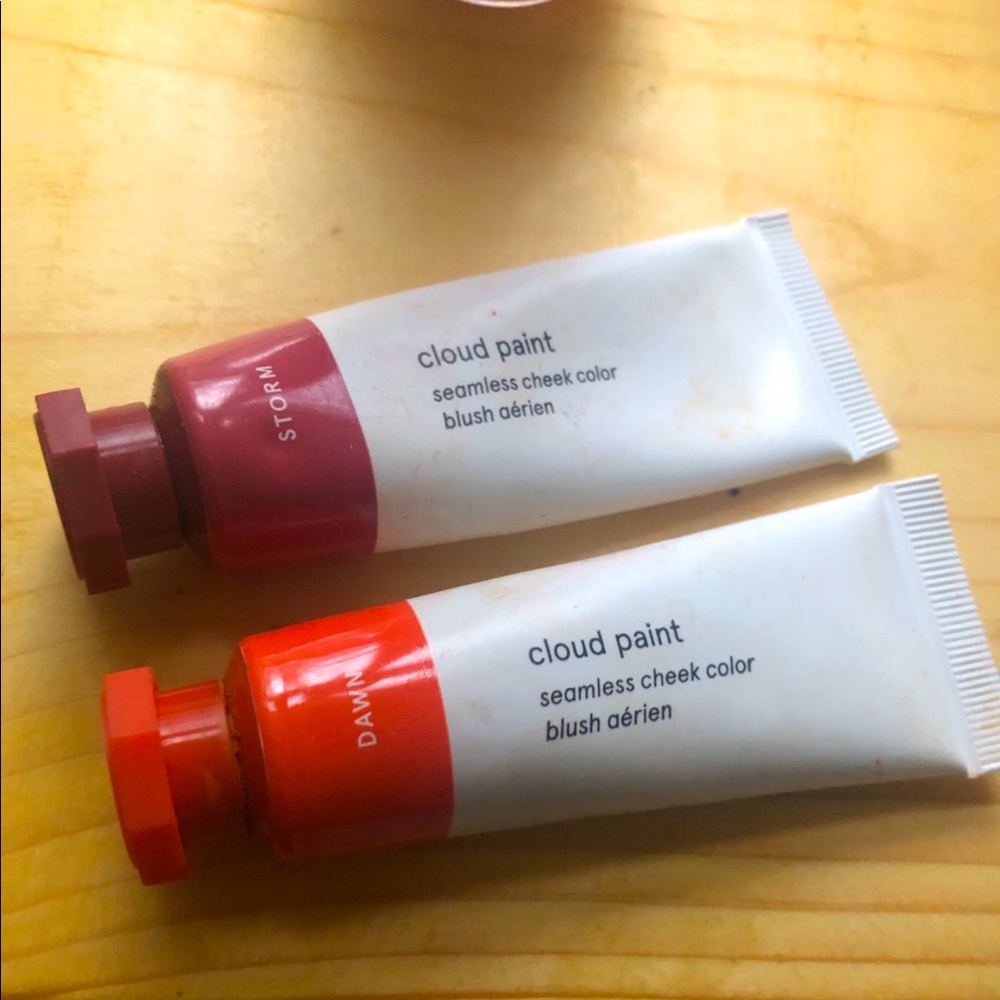 Glossier cloud paint duo—storm and dawn